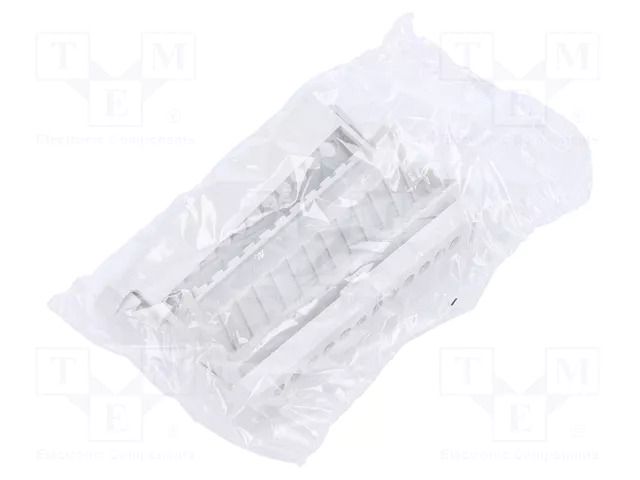 Terminals cover; light grey; UL94V-0; ABS; 5.08mm; 4pcs. KRADEX ZD4TC-5.08J-ABS-V0