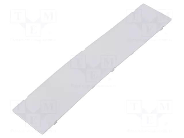 Stopper; UL94V-0; grey; ABS KRADEX ZDFJ1012-ABS-V0