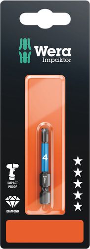 840/4 IMP DC Impaktor bits SB, 1 x 4.0x50, Wera 05073944001