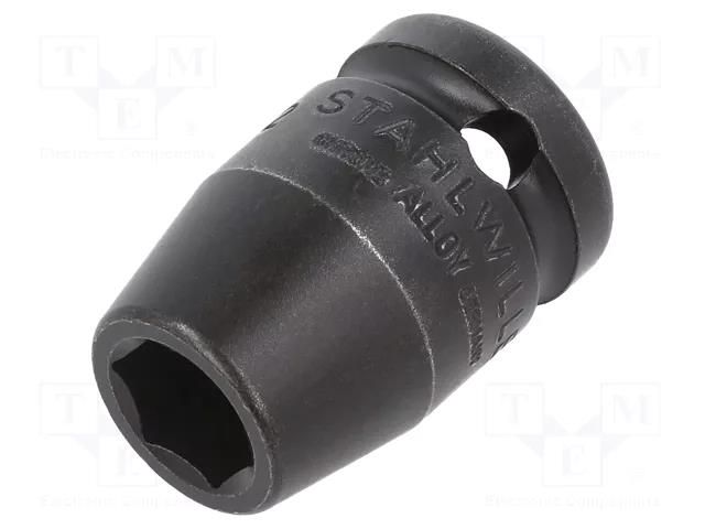Socket; 6-angles,socket spanner,impact; HEX 12mm; 1/2"; IMPACT STAHLWILLE ST-23010012