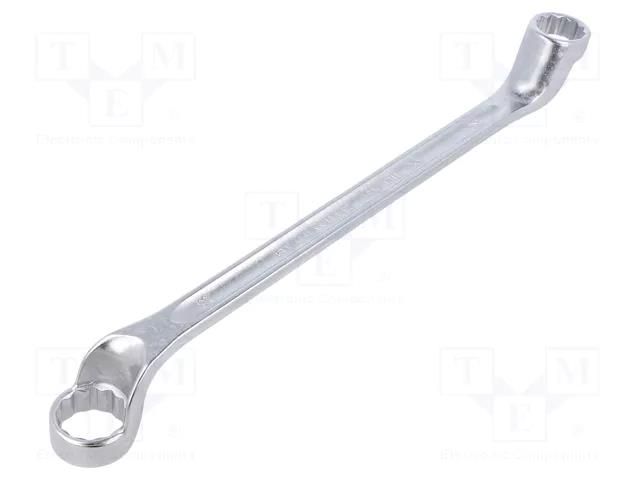 Wrench; box; 21mm,23mm; chromium plated steel; L: 315mm; offset STAHLWILLE ST-41042123