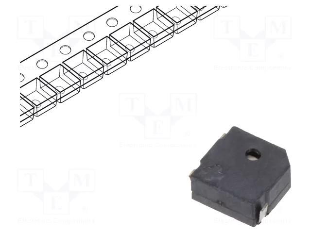 Sound transducer: electromagnetic signaller; SMD; 4000Hz; 110mA LOUDITY LD-BZEL-T61-0505-1
