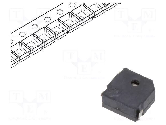 Sound transducer: electromagnetic signaller; SMD; 4000Hz; 110mA LOUDITY LD-BZEL-T61-0505-1