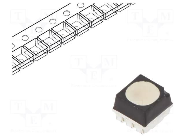 LED; RGB; SMD; 1.7÷2.4/2.7÷3.4/2.7÷3.4VDC; 3.7x3.5x2.8mm; 110° REFOND RF-W1SA35IS-M42
