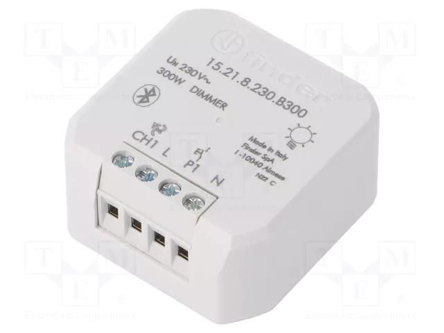 Module: wireless dimmer; flush mount; YESLY; -10÷50°C; IP20 FINDER 15.21.8.230.B300