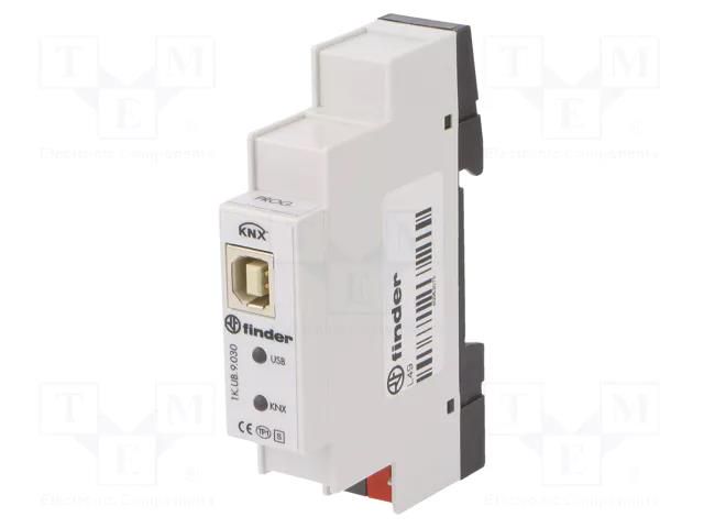 KNX-USB interface; for DIN rail mounting; 30VDC; IP40; -5÷45°C FINDER 1K.UB.9.030