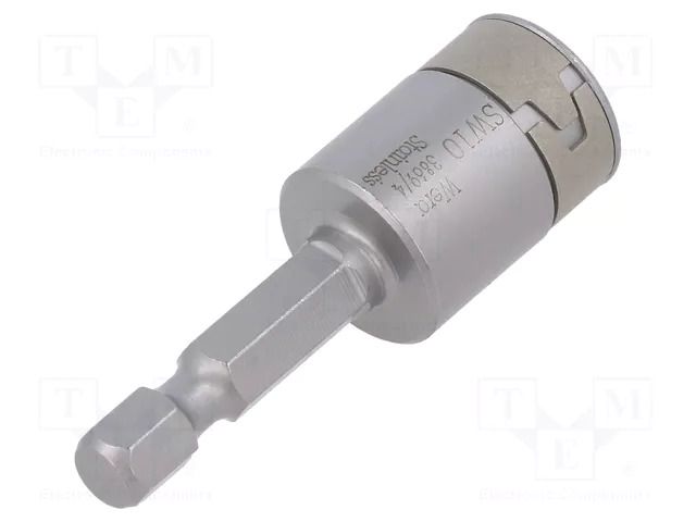 Screwdriver bit; 6-angles socket; 1/4"; HEX 10mm WERA WERA.05071224001