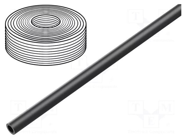 Pneumatic tubing; -0.95÷10bar; PUN-H; Tube in.diam: 4mm; black FESTO PUN-H-6X1-SW