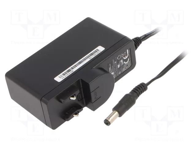 Power supply: switching; mains,plug-in; 48VDC; 0.5A; 24W; 88% XP POWER ACM24US48