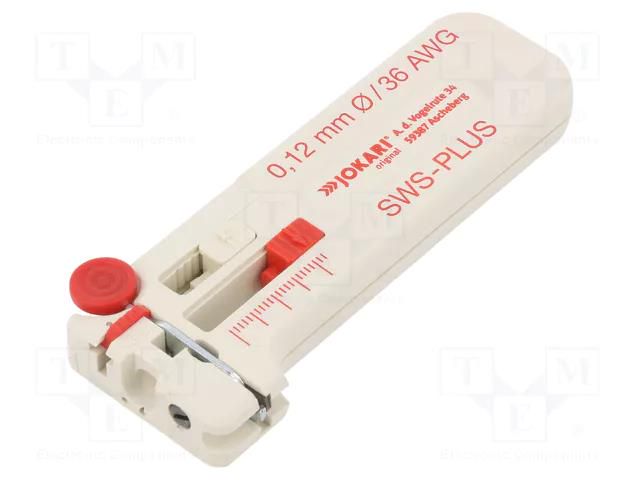 Stripping tool; Øcable: 0.12mm; Wire: round; Tool length: 102mm JOKARI JOKARI-40015