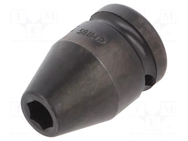Socket; 6-angles,socket spanner,impact; HEX 8mm; 1/2"; IMPACT STAHLWILLE ST-23010008