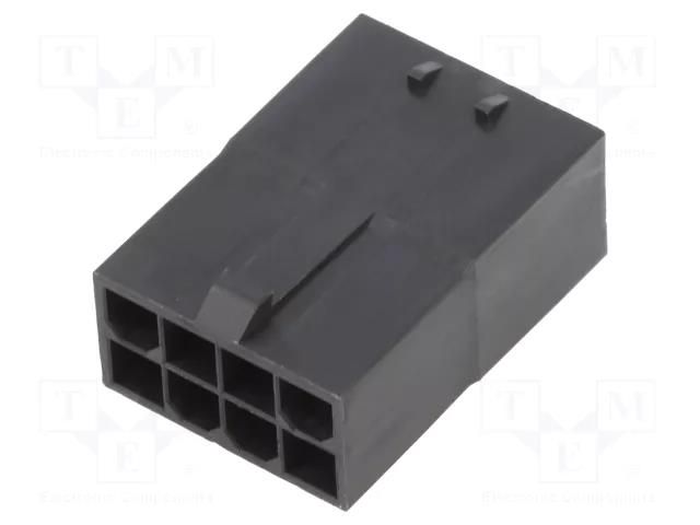 Connector: wire-wire; plug; male; Mini-Fit Sigma; PIN: 8; for cable MOLEX MX-172762-1008