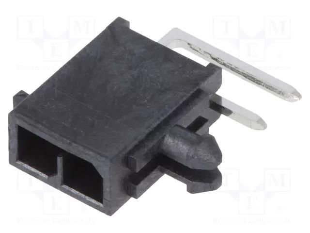 Connector: wire-board; socket; male; PIN: 2; Micro-Fit+; PCB snap MOLEX MX-212528-0200