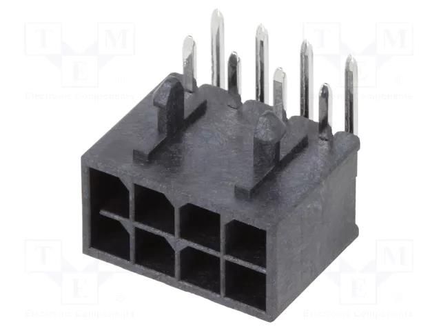 Connector: wire-board; socket; male; PIN: 8; Micro-Fit+; PCB snap MOLEX MX-212528-0800