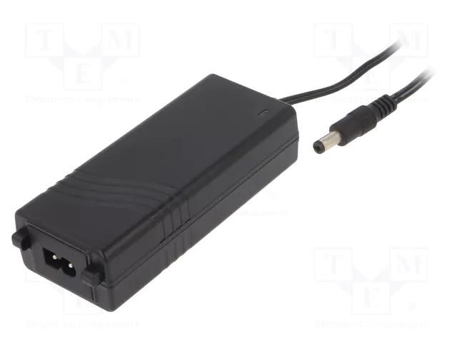 Power supply: switching; 48VDC; 1A; Out: 5,5/2,5; 48W; 80÷264VAC XP POWER AKM45US48C2