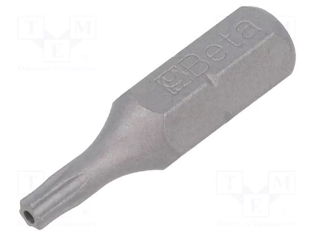 Screwdriver bit; Torx® with protection; T10H; 1/4" BETA BE861RTX/10