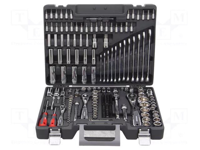 Wrench-set; 6-angles,socket spanner,combination spanner PROLINE PRE-58217