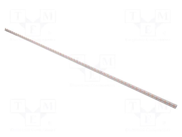 Busbar; 10mm2; Poles: 1; 690VAC; 690VDC; Inom: 63A; No.of mod: 60 ABB PS1/60