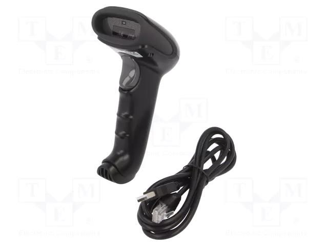 Barcode scanner; Interface: USB; 1D QOLTEC QOLTEC-50866