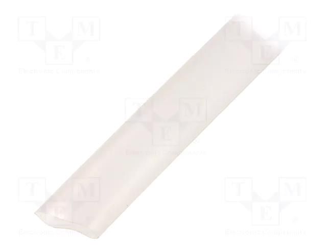 Heat shrink sleeve; 9.5mm; transparent HELLERMANNTYTON TK20-9.5/4.8-CL