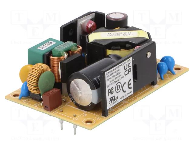 Converter: AC/DC; 70W; Uin: 90÷264VAC; 36VDC; Iout: 1.94A; 90%; 3000V CINCON CFM70S360-P