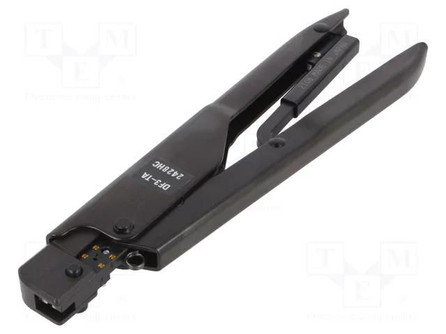 Tool: for crimping; 28AWG÷24AWG; DF3 HIROSE DF3-TA2428HC