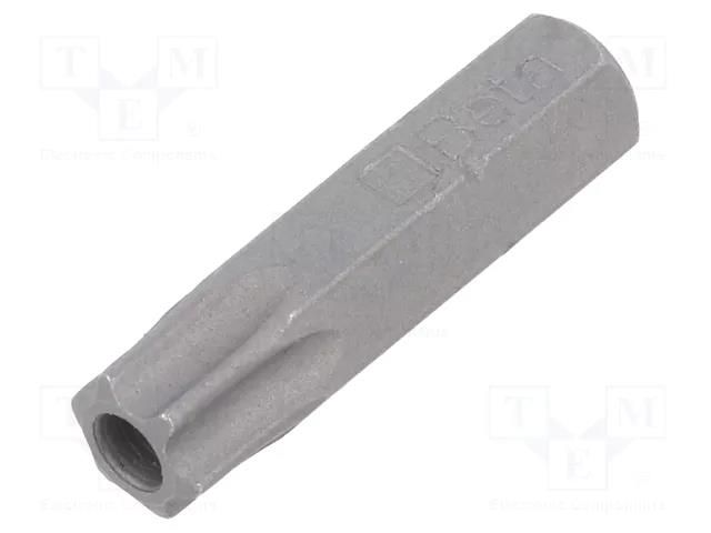 Screwdriver bit; Torx® with protection; T40H; Overall len: 25mm BETA BE861RTX/40