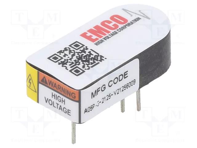 Converter: DC/DC; 1W; Uin: 5VDC; Uout: 0÷500VDC; Iout: 2mA; THT; OUT: 1 XP POWER A05P-5