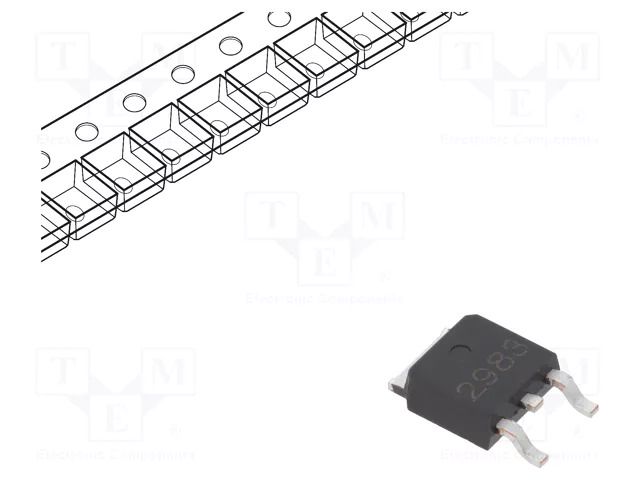 Transistor: NPN; bipolar; 160V; 1.5A; 15W; DPAK DIOTEC SEMICONDUCTOR 2SC2983-DIO