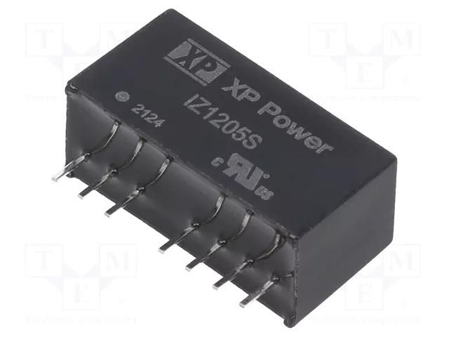 Converter: DC/DC; 3W; Uin: 9÷18VDC; Uout: 5VDC; Uout2: -5VDC; SIP; THT XP POWER IZ1205S