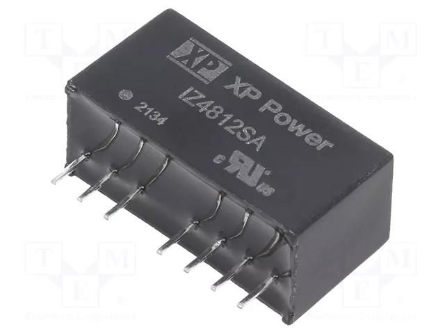Converter: DC/DC; 3W; Uin: 36÷72VDC; Uout: 12VDC; Iout: 250mA; SIP XP POWER IZ4812SA
