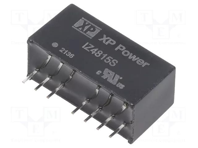 Converter: DC/DC; 3W; Uin: 36÷72VDC; Uout: 15VDC; Uout2: -15VDC; SIP XP POWER IZ4815S