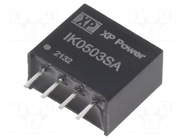 Converter: DC/DC; 250mW; Uin: 5VDC; Uout: 3.3VDC; Iout: 75.7mA; SIP XP POWER IK0503SA