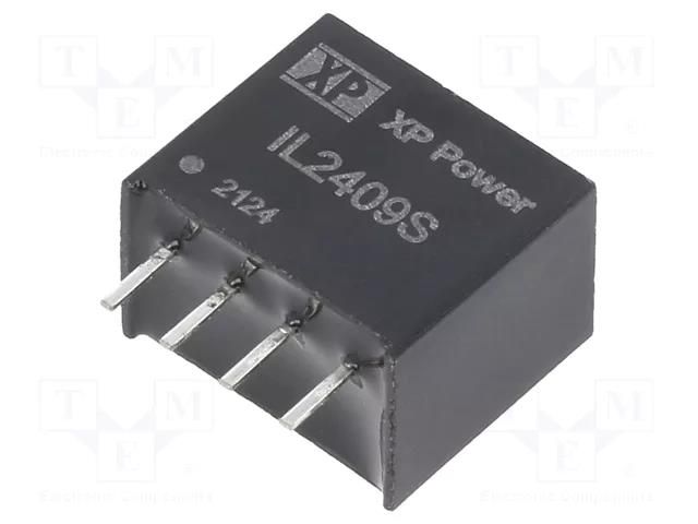 Converter: DC/DC; 2W; Uin: 24VDC; Uout: 9VDC; Iout: 222mA; SIP; THT; IL XP POWER IL2409S