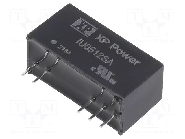 Converter: DC/DC; 2W; Uin: 4.5÷9VDC; Uout: 12VDC; Iout: 167mA; SIP XP POWER IU0512SA