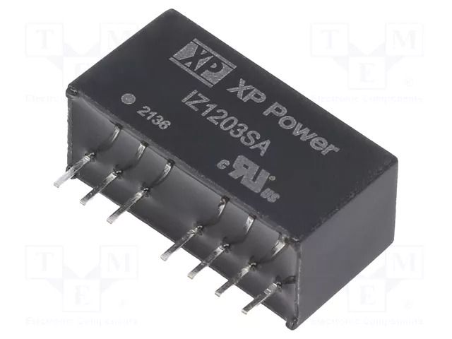 Converter: DC/DC; 3W; Uin: 9÷18VDC; Uout: 3.3VDC; Iout: 700mA; SIP XP POWER IZ1203SA