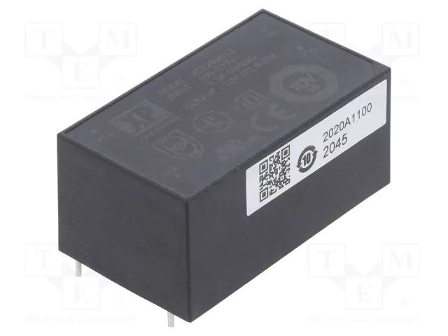 Converter: AC/DC; 10W; Uin: 85÷264VAC; 12VDC; Iout: 830mA; OUT: 1; 80% XP POWER VCE10US12