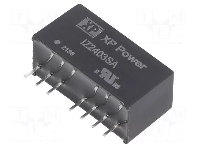 Converter: DC/DC; 3W; Uin: 18÷36VDC; Uout: 3.3VDC; Iout: 700mA; SIP XP POWER IZ2403SA