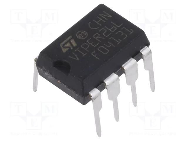 IC: driver; buck,buck-boost,flyback; PWM controller; DIP7; 3A STMicroelectronics VIPER26LN