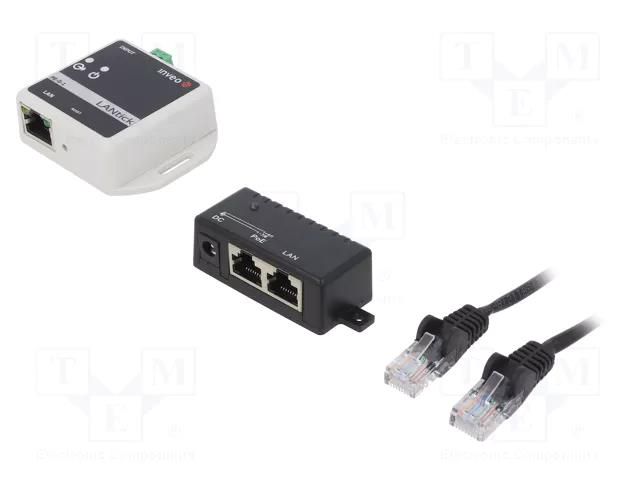 Industrial module: digital input; 5÷50°C; 10÷24VDC; IN: 1 INVEO LANTICK-PE-0-1