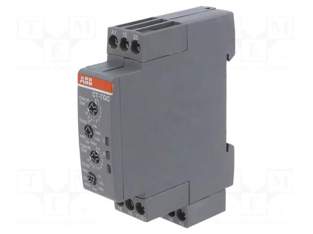 Timer; 0,05s÷100h; DPDT; 24÷240VAC; 24÷48VDC; -20÷60°C; IP20 ABB 1SVR508160R0100