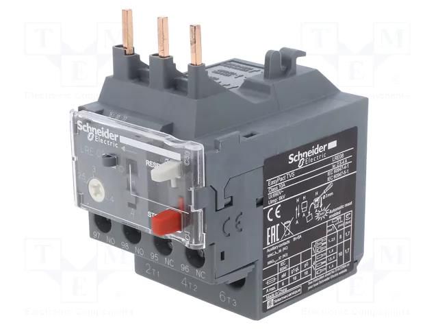 Thermal relay; Series: EasyPact TVS; Auxiliary contacts: NC + NO SCHNEIDER ELECTRIC LRE08