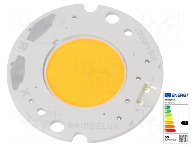 Power LED; COB; 120°; 1050mA; P: 29.5W; 4375lm; Ø36.2mm; CRImin: 80 BRIDGELUX BXRC-30E4000-D-73