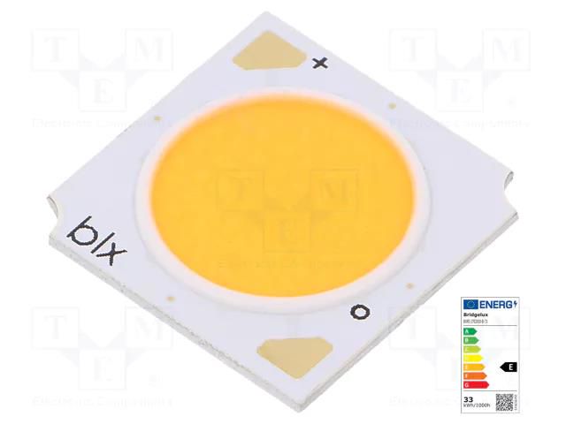 Power LED; COB; 120°; 450mA; P: 15.3W; 2160lm; 19x19x1.7mm; 142lm/W BRIDGELUX BXRE-27E2000-B-73