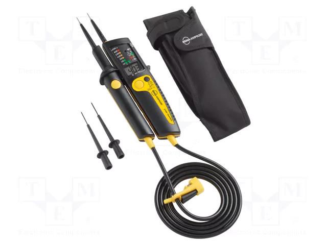 Tester: electrical; LEDs,LCD; 3 digit; 170÷1000VAC; 16.66÷400Hz BEHA-AMPROBE 2100-GAMMA-PRO