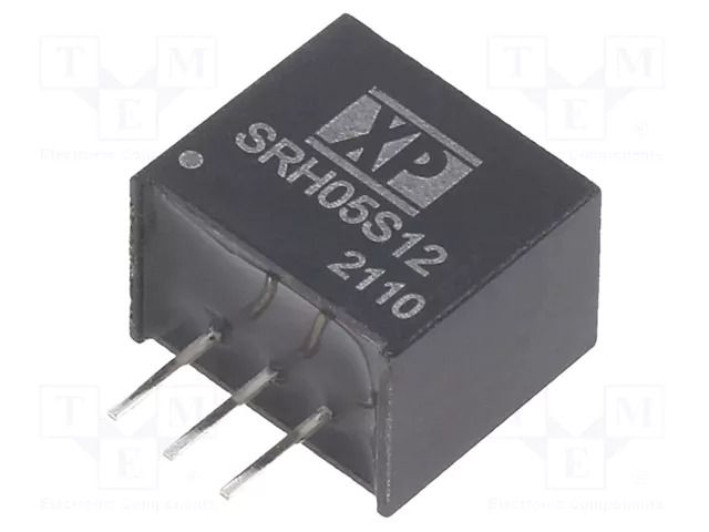 Converter: DC/DC; Uin: 17÷72VDC; Uout: 12VDC; Iout: 500mA; SIP3; THT XP POWER SRH05S12