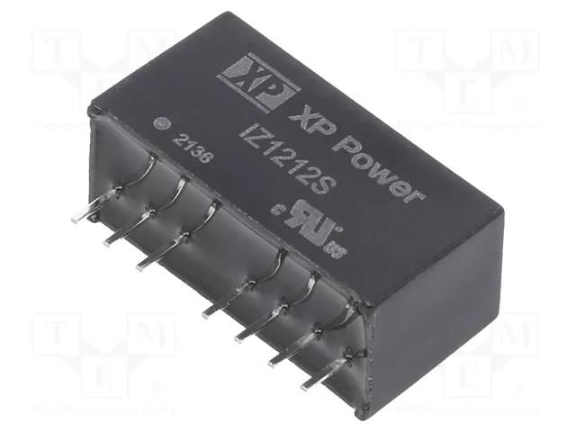 Converter: DC/DC; 3W; Uin: 9÷18VDC; Uout: 12VDC; Iout: 250mA; SIP; THT XP POWER IZ1212SA