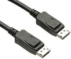 COMPUTER CABLE, DP PLUG-PLUG, 9.8FT, BLK 68783-0080