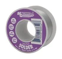 SOLDER WIRE, 63/37 SN/PB, 18G, NO CLEAN 4860-18G
