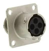 CIRCULAR CONNECTOR, RECEPTACLE, SIZE 10, 4 POSITION, WALL UT00104SH.